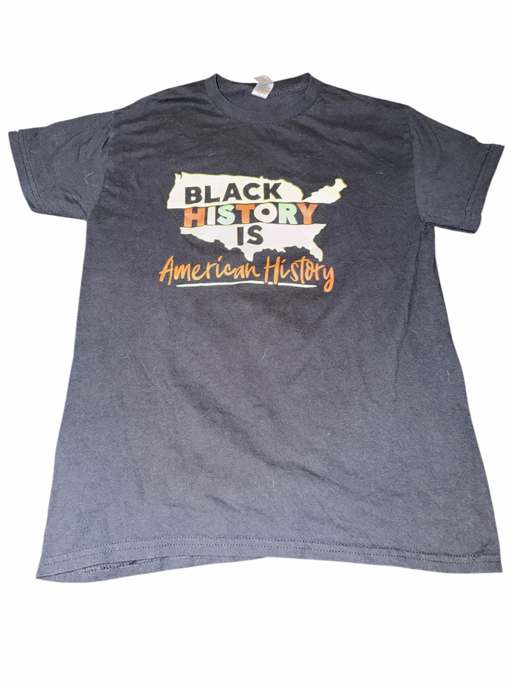 Black 'Black History Is American History' Graphic Tee